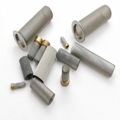 SS201 SS316 Tubes de filtrage en acier inoxydable Cylindre Filtre à huile Maillage de fil sur mesure