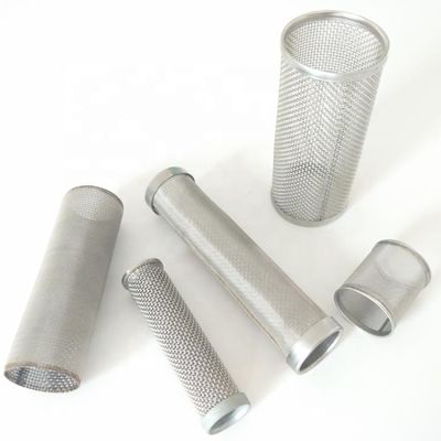 25 50 microns Tubes de filtrage en acier inoxydable Filtre à filtrage personnalisable
