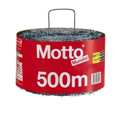 Protection contre la corrosion par fil de fer barbelé à haute rigidité 500 m/roll