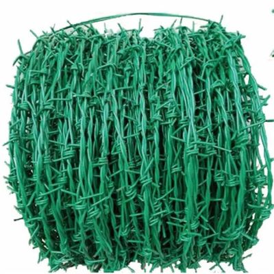 Fil barbelé anti-montée de fil d'acier inoxydable galvanisé par double torsion de sécurité à haute résistance