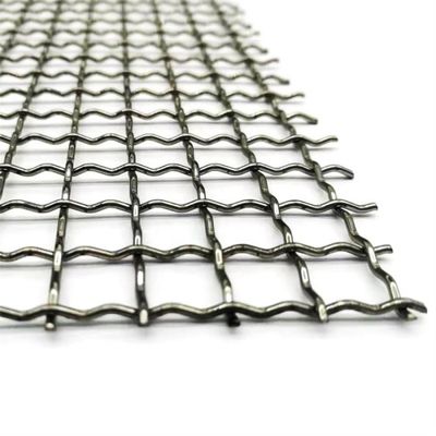 Grillage serti par replis tissé de haute qualité pour le tamisage de mines maille d'écran vibrant de clôture de ferme