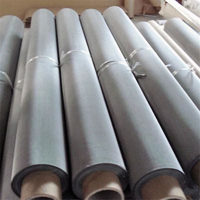 304 316L Maillage métallique en acier inoxydable à fil d'écran Plain Net tissé 60 80 Micron Filtre à fil
