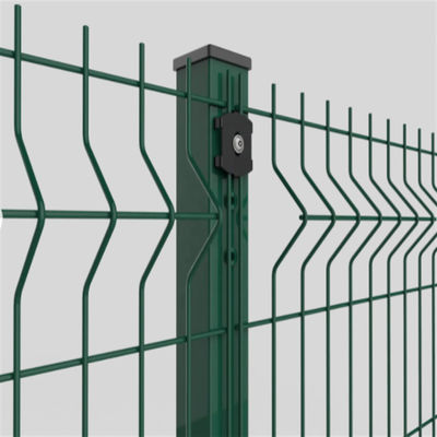 Vente à chaud 3d clôture panneau de treillis métalliques soudés courbure clôture courbée clôture de jardin extérieur