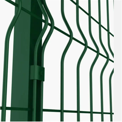 Clôture en acier soudée portative galvanisée plongée chaude de grillage de fer de 1.5-3m