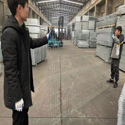 4 mm de fil de fer de diamètre 50 x 180 mm 3d clôture incurvée pour mur de bordure