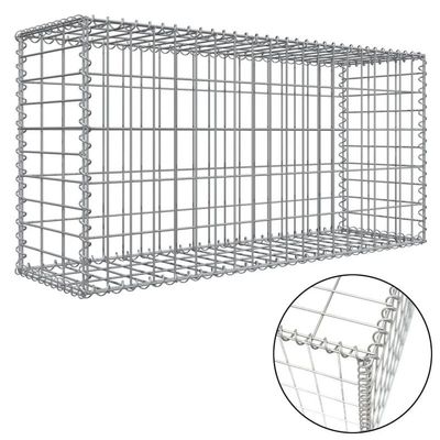 1x1x2 PVC Gabion Basket Gabion Boîte de maillage en acier