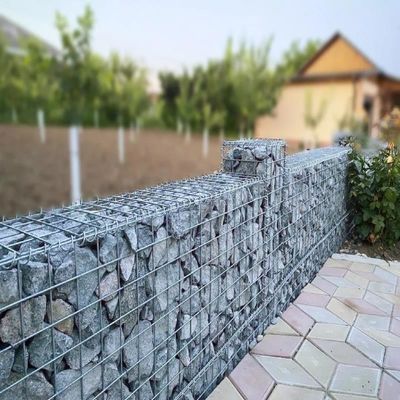 Cage de Gabion soudée galvanisée, mur de soutènement en pierre, maille de Gabion, clôture de jardin, roches, boîte remplie pour clôture de jardin