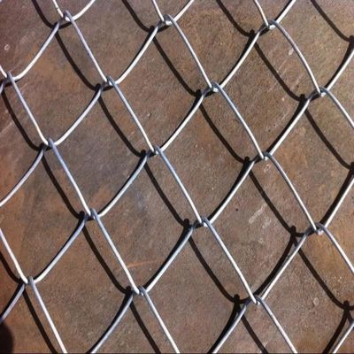 Le PVC galvanisé a enduit le grillage 6ft 8ft de diamant facilement assemblé petit pain de barrière de maillon de chaîne