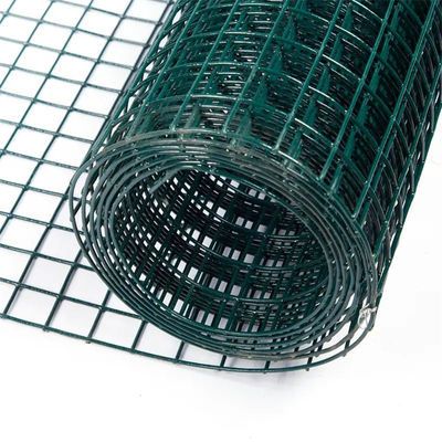 Tissu de matériel de vente chaude 1/4 pouces treillis métallique soudé en PVC 36 '' X 100' rouleau de treillis métallique soudé galvanisé à chaud