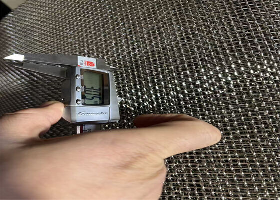 Écran de treillis métallique en acier inoxydable de haute qualité pour l' utilisation dans les carrières de pierre Tailles personnalisables