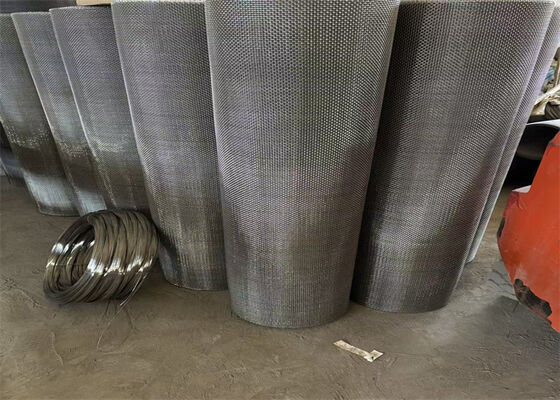 Utilisez des matières premières de haute qualité Vibration de l'écran de treillis d'écran minier de treillis de treillis de treillis de treillis cramponné personnalisé Durable