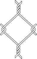 50x50mm chaud plong&eacute; galvanis&eacute; cha&icirc;ne de liaison de cl&ocirc;ture de tissu Cyclone fil de filet 0