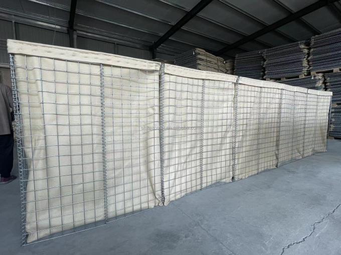 2.0-4.5mm Mil1 Hesco Barri&egrave;re Protection contre les inondations Barri&egrave;re d&eacute;fensive 3