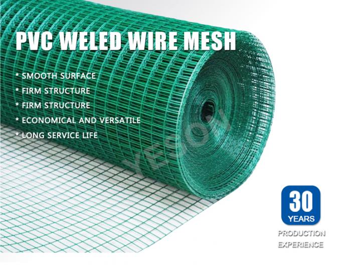 0.5mm-14mm en plastique PVC filet de fil soud&eacute; rouleaux durable Pet cage filet de fil 0