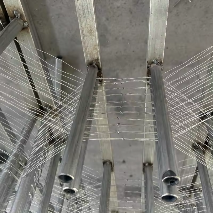 Mzp Maillage de fil d'acier &agrave; faible visibilit&eacute; Barri&egrave;re d'obstacle frontali&egrave;re 1