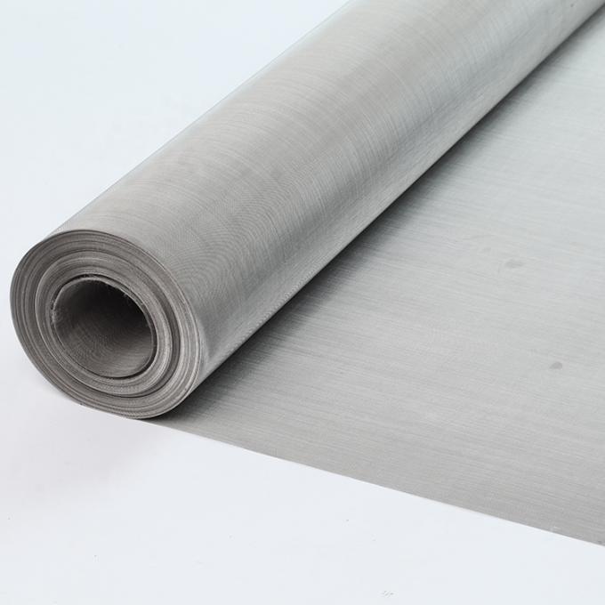 304 en acier inoxydable filet de fil tiss&eacute; en rouleau 1,2 m 1,5 m largeur r&eacute;sistance aux acides 0