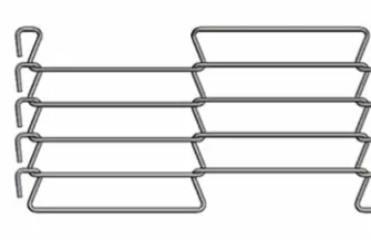 1.0mm-3.0mm en acier inoxydable filet de fil de convoyeur pour le four 0