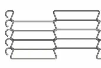 1.0mm-3.0mm en acier inoxydable filet de fil de convoyeur pour le four 2